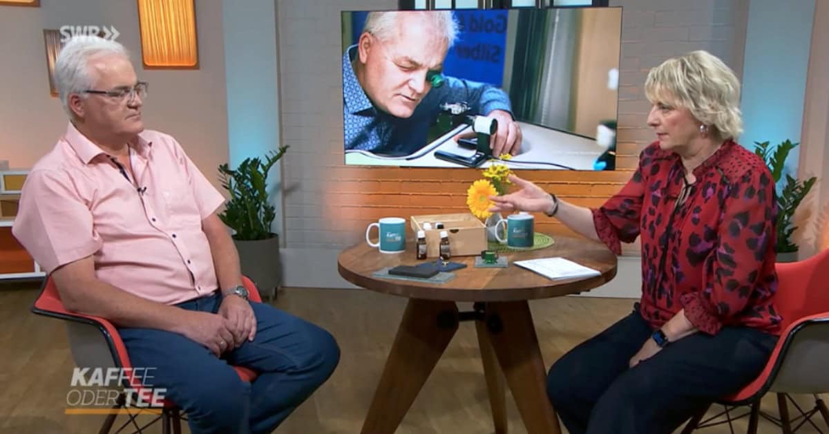 Bildschirmfoto der TV Sendung "Kaffee oder Tee"